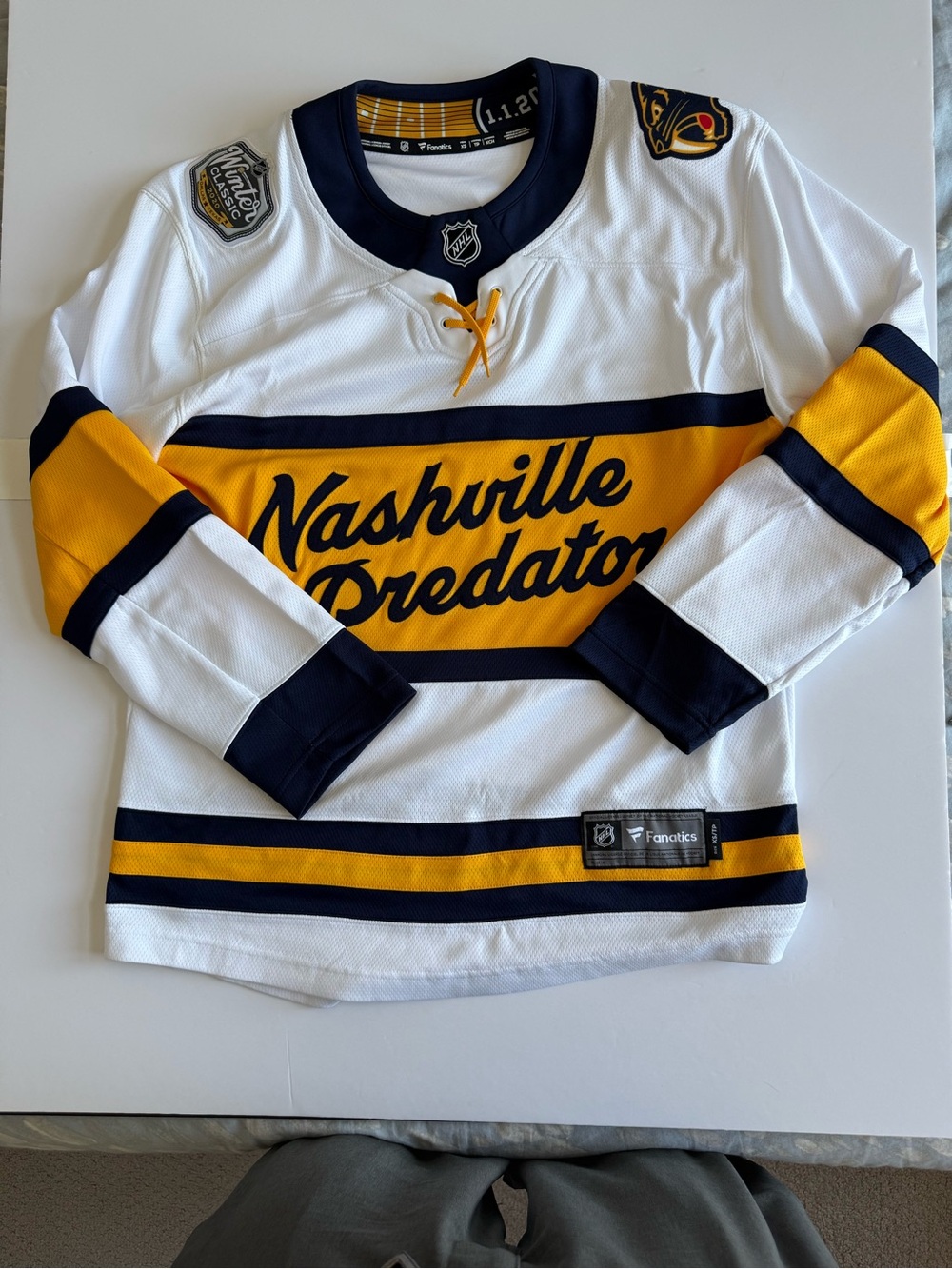 Fanatics Winter Classic Nashville Predators  Hockey Jersey